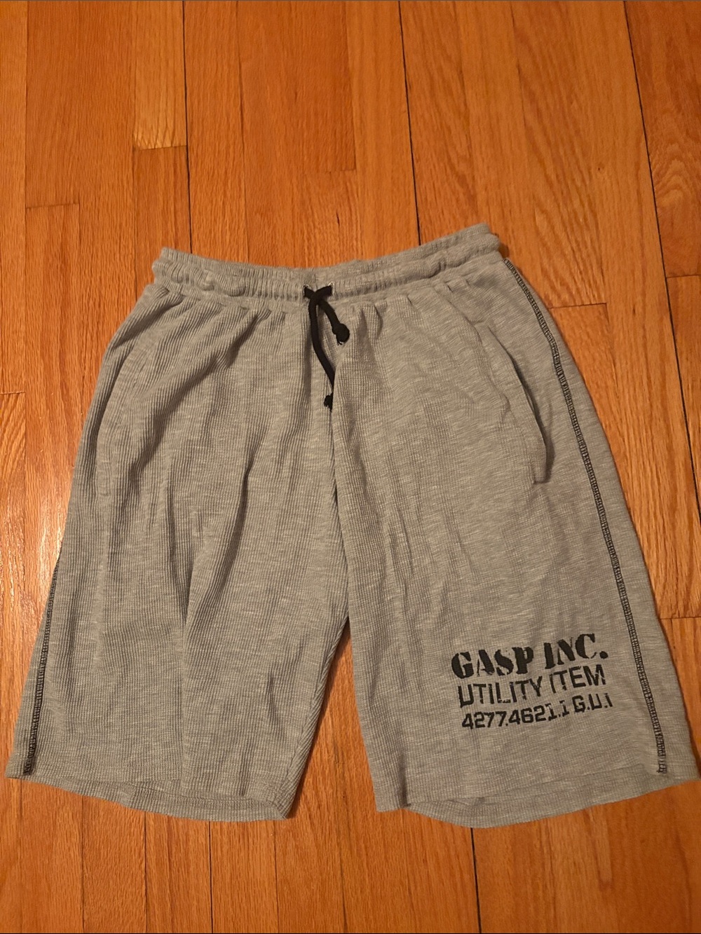 Men’s Gray GASP Utility Knit Shorts